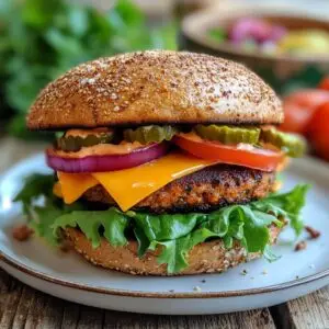 Delicious Vegan Burger