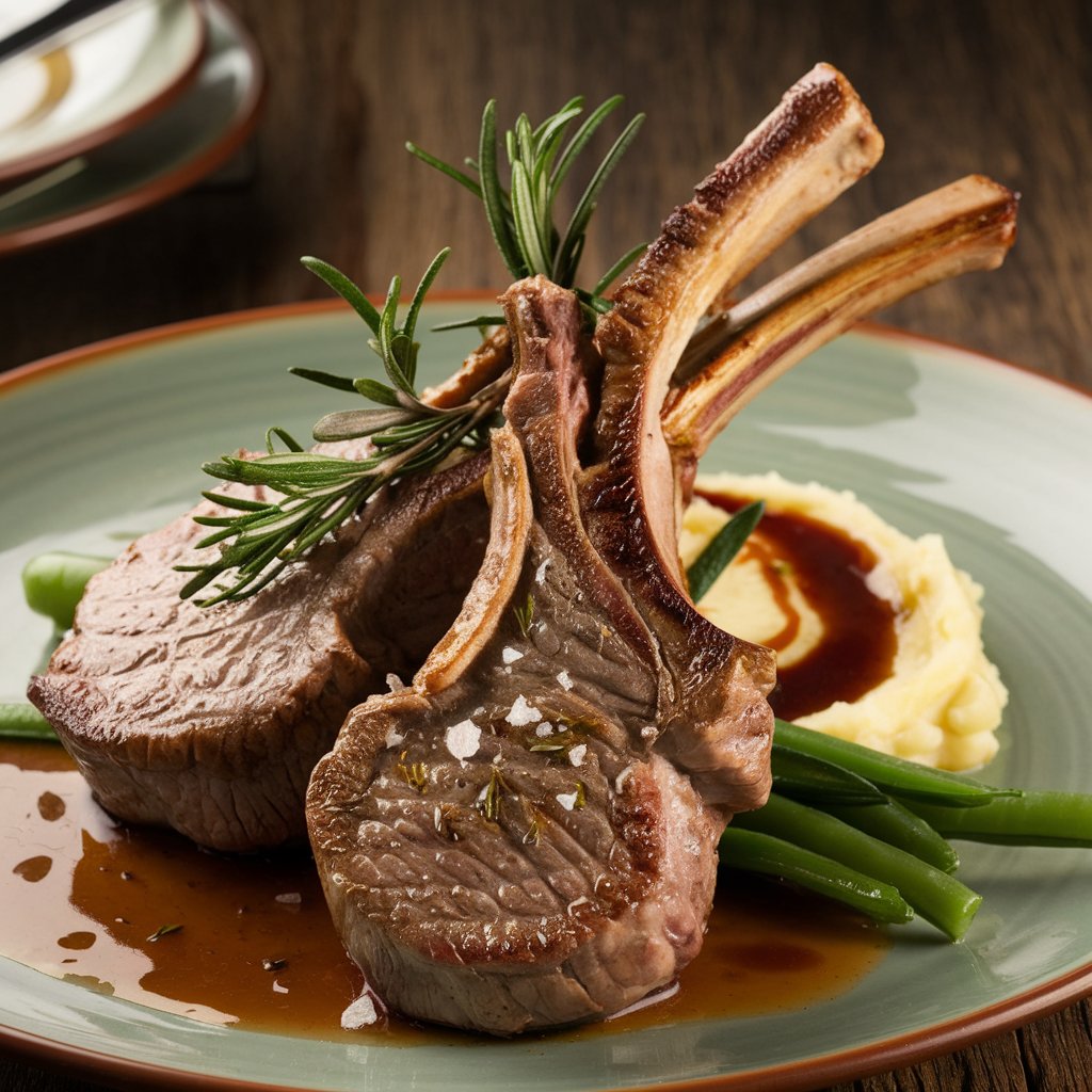 Pan Seared Lamb Chops