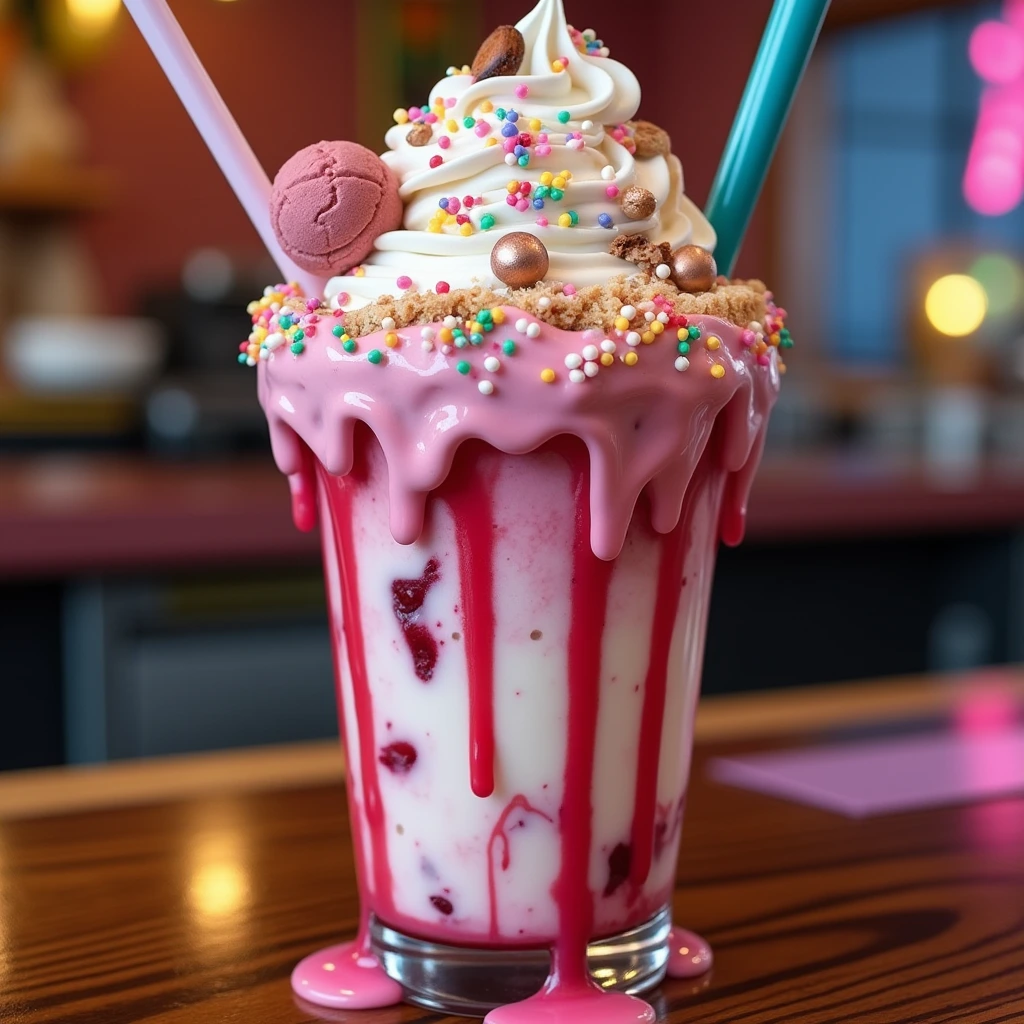 Ultimate Strawberry Freakshake