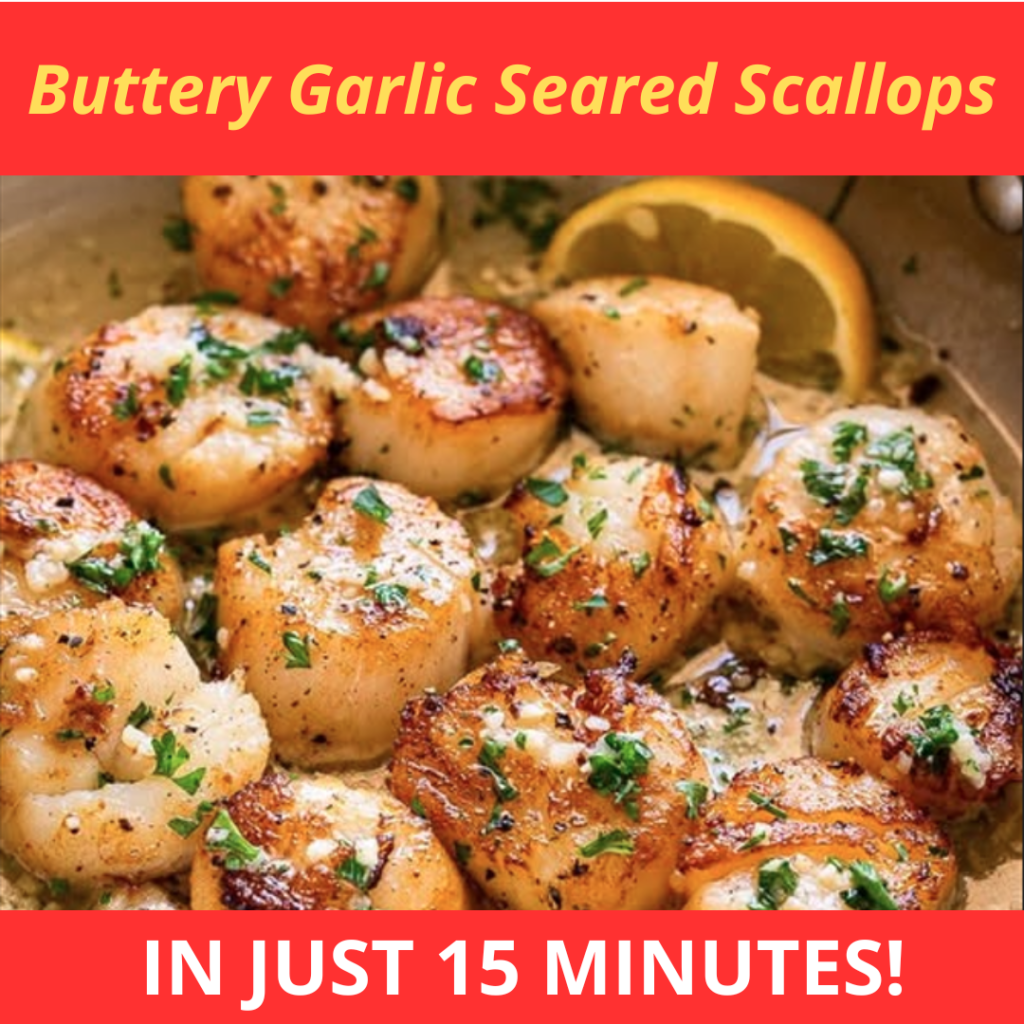 garlic seaed scallop