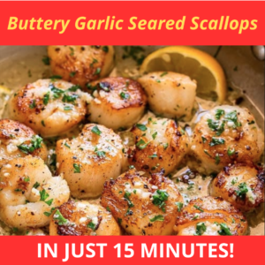 garlic seaed scallop